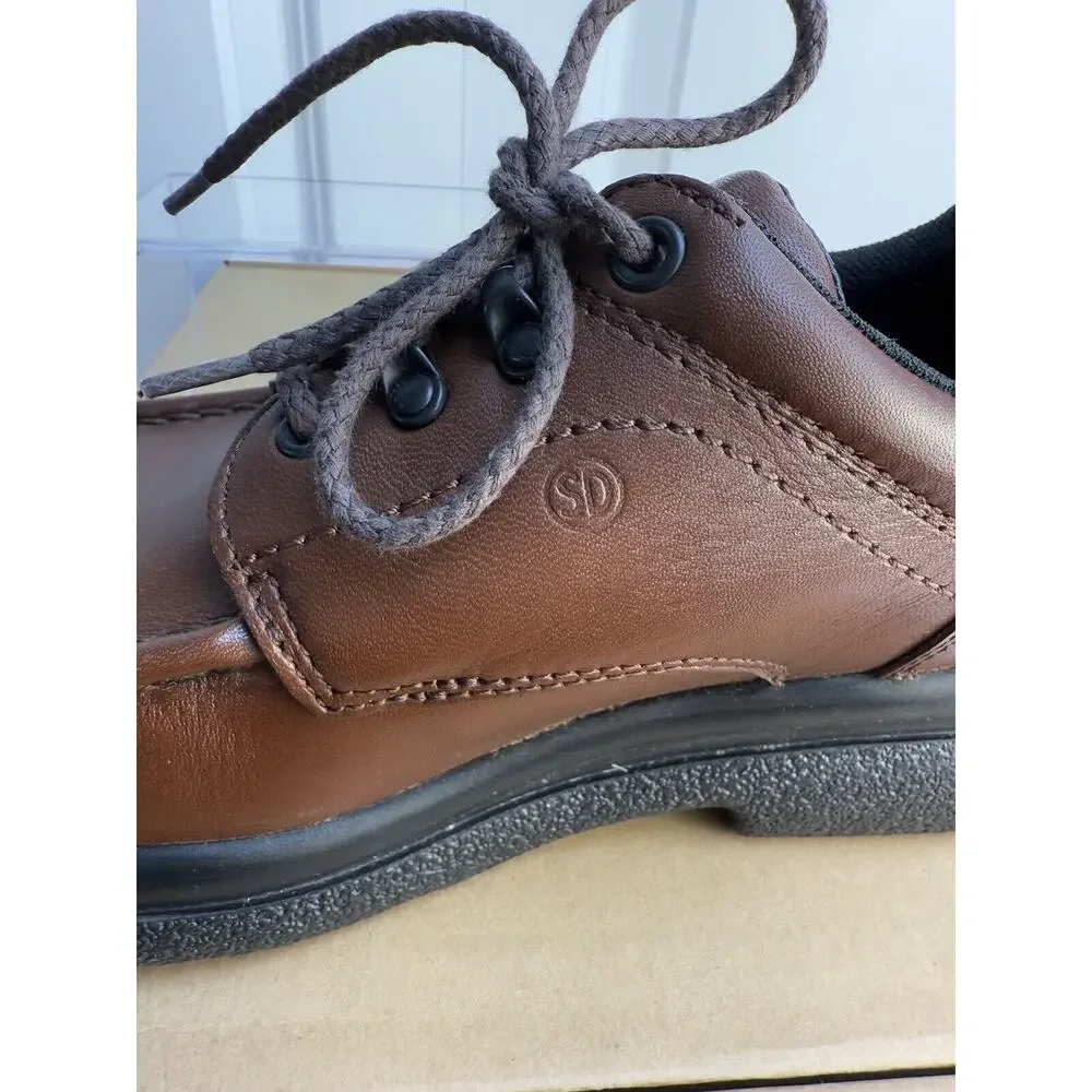 Red Wing Mens Oxfords Brown Leather Steel Toe Work Boots 6659‎ Sz 8.5 D NWB